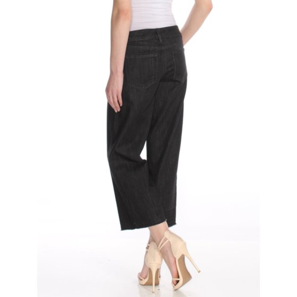 ❤️‍🔥 NWT Ralph Lauren Black Mid Rise Wide Leg Jeans 4 - Picture 2 of 8